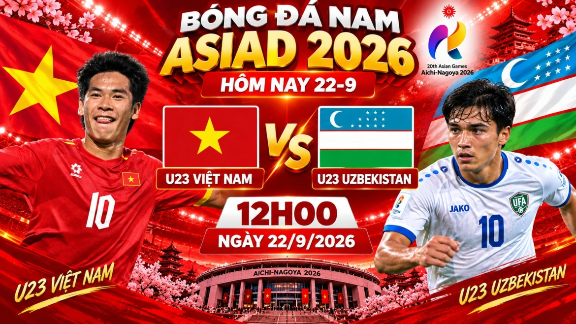 Soi kèo U23 Việt Nam vs U23 Uzbekistan: Thử thách vòng tứ kết ASIAD 2026 | OK9 1 Soi kèo U23 Việt Nam vs U23 Uzbekistan: Thử thách vòng tứ kết ASIAD 2026 | OK9
