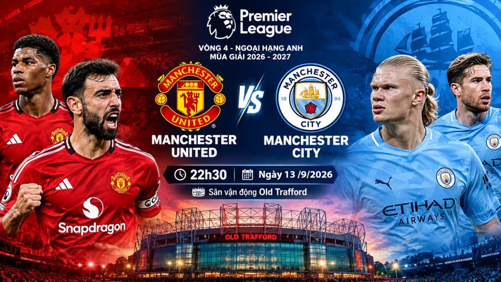 Nhận định MU vs Man City 22h30 ngày 13/9/2026: Sức nóng Old Trafford | OK9 7 Nhận định MU vs Man City 22h30 ngày 13/9/2026: Sức nóng Old Trafford | OK9